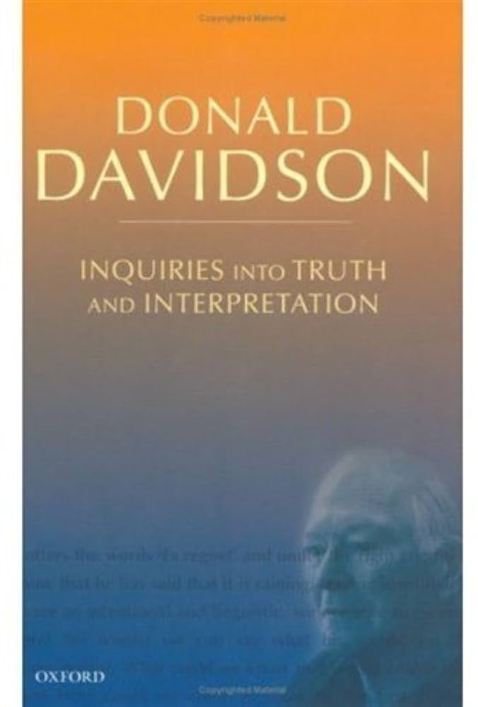 洋書 InquiriesintoTruthandInterpretation/Davi Amazon.co.jp: Inquiries into Truth and Interpretation